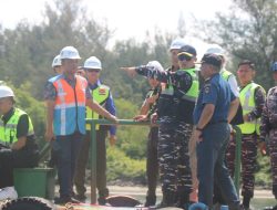 Lanal Bengkulu Dukung Penanganan Alur Pelabuhan Pulau Baai Bengkulu