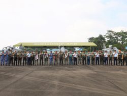 Pererat Sinergitas TNI, Danlantamal I Hadir Dalam Penyambutan Pesawat Tempur TNI AU