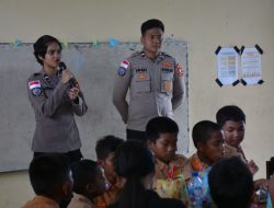 Doa Dari Anak-anak SD Torsina Atas Kebaikan Satgas Humas Ops Damai Cartenz