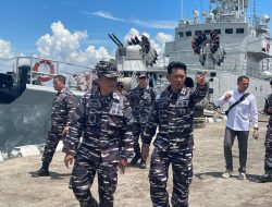 Danlantamal IV Berikan Motivasi dan Penekanan Kepada Prajurit Lanal Bintan