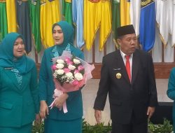 Noni Hidayat Arsani Resmi Dilantik sebagai Ketua TP PKK dan Ketua Tim Posyandu Provinsi Kepulauan Bangka Belitung