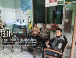 Bhabinkamtibmas Laksanakan Sambang dan Kunjungan ke SLTP PGRI 31 Cideng, Tekankan Pentingnya Deteksi Dini Kamtibmas