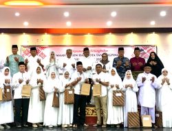 Danlanal Bintan Hadiri Pelepasan 215 Calon Jama’ah Haji Asal Tanjungpinang