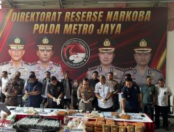 Polda Metro Jaya Musnahkan 315,7 Kg Narkotika Hasil Sitaan Februari–April 2025