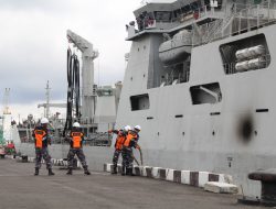 Selamat Datang KRI Bontang-907 di Bumi Lancang Kuning, Prajurit Lanal Dumai Bangga Menerima Kunjunganmu
