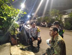 Polsek Metro Gambir Patroli SATKAMLING, Perkuat Deteksi Dini Kamtibmas