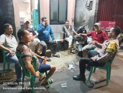 Tokoh Masyarakat RW 08 Apresiasi Patroli Bhabinkamtibmas Kampung Rawa