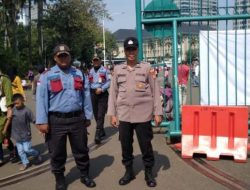 Polsubsektor Merdeka Barat Laksanakan Patroli Pemantauan di Sekitar Monas
