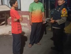 Dekat Dengan Warga, Bhabinkamtibmas Cikini Sampaikan Himbauan Kamtibmas