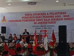 Sah, St (ed) Edward Sibarani, Terpilih Sebagai Ketua Umum PORSIB Se Jabodetabek Periode 2025-2028