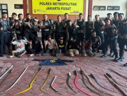 Bersenjata Tajam Siap Tawuran di Subuh Hari, Enam Remaja Diamankan di Kramat Senen