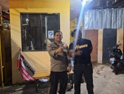 Bhabinkamtibmas Pegangsaan Sambang Berikan Himbauan Kamtibmas Di Kantor DPD Partai Hanura Jakarta Pusat