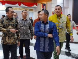 Rajut Silaturahmi Dalam Kebersamaan, Danlanal Dumai Hadiri Acara Kenal Pamit Danlanud Roesmin Nurjadin