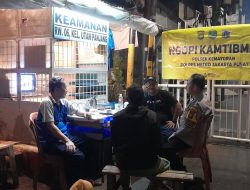 Ngopi Kamtibmas, Polisi dan Warga Bersatu Lawan Premanisme di Kemayoran