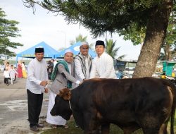 Lantamal I Laksanakan Sholat Idul Adha 1446 H dan Pemotongan Hewan Qurban