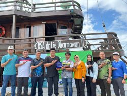 Bupati dan Danlanal Bintan Ikuti Gerakan Masyarakat Tambelan Hidup Sehat