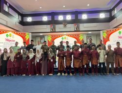 Danlanal Bintan Turut Melepas Kafilah Tanjungpinang Mengikuti MTQH XI Tahun 2025