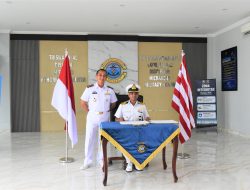 Lantamal I Sambut Kedatangan Kapal Perang India INS Saryu P54 di Dermaga Pelindo 104 Belawan
