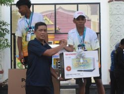 Danlanal Bintan Ikut Serta Kegiatan 5 K Fun Run Museum Bahari Bintan