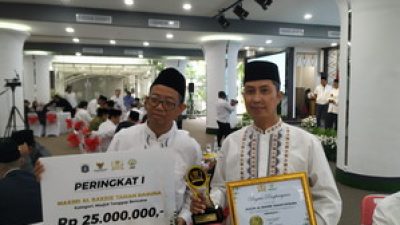 Raih Penghargaan Tanggap Bencana, Masjid Al- Bakrie Terus Tingkatkan Pelayanan untuk Jamaah