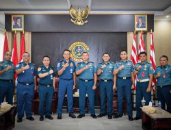 Siap Mendukung Tupoksi KSOP, Danlantamal IX Terima Courtesy Call Kepala KSOP Ambon di Mako Lantamal IX