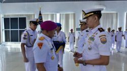 Kemudi Kepemimpinan Berganti, Danlanal Simeulue Laksanakan Sertijab di Mako Lantamal I Belawan