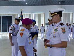 Kemudi Kepemimpinan Berganti, Danlanal Simeulue Laksanakan Sertijab di Mako Lantamal I Belawan