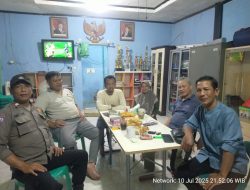 Bhabinkamtibmas Galur Sambangi Ketua RW dan RT, Imbau Warga Jaga Kamtibmas