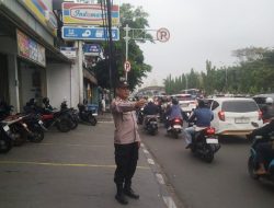 Aiptu Zulfikar Gatur Lalin di TL Galur, Cegah 3C dan Wujudkan Jalanan Aman Nyaman untuk Warga