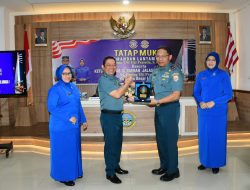 Komandan Lanal Bandung Terima Kunjungan Kerja Danlantamal III