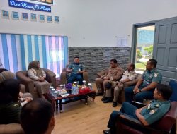 Jalin Sinergitas Antar Penegak Hukum, Kadiskum Lantamal I Terima Kunjungan Silaturahmi Pj. Kepala Satuan Pelayanan Karantina Belawan
