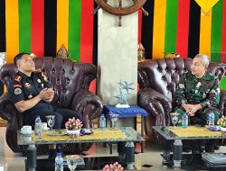 Lanal Sabang Terima Kunjungan Kerja Kepala Pangkalan PSDKP Lampulo Banda Aceh di Mako Lanal Sabang