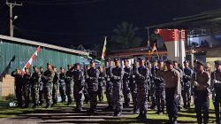 Komandan Pangkalan TNI AL Dabo Singkep Pimpin Upacara AKRS