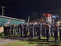 Komandan Pangkalan TNI AL Dabo Singkep Pimpin Upacara AKRS
