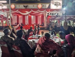 Danlanal Bintan Hadiri Malam Hiburan Sempena HUT Ke-80 Kemerdekaan RI