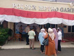 Polres Metro Jakarta Pusat Gelar Gerakan Pangan Murah di Polsek Metro Gambir