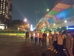 Patroli Tiga Pilar di Kemayoran Antisipasi Aksi Kriminalitas dan Tawuran Warga