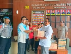 Polres Metro Jakarta Pusat Terima Bantuan dari Warga, Simbol Eratnya Hubungan Polisi dan Masyarakat