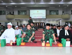Dukung Terciptanya Keamanan dan Keselamatan Masyarakat Bangsa Indonesia, Komandan Kodaeral I Hadiri Acara Doa Bersama