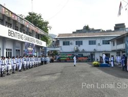 Lanal Sibolga Gelar Upacara dan Syukuran Pemotongan Tumpeng Pada Peringatan HUT Ke-80 TNI Angkatan Laut Tahun 2025