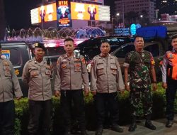 Patroli Tiga Pilar Menteng Jaga Keamanan Malam di Kawasan Bundaran HI