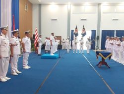 Danlanal Bintan Hadiri Pengukuhan dan Serah Terima Jabatan di Lingkup Kodaeral IV