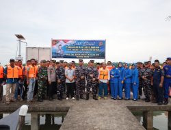 Berbagi di Ujung Negeri, Pangkalan TNI Angkatan Laut Dumai Gelar Bhakti Sosial di Pos Pengamanan Perbatasan Pulau Terluar