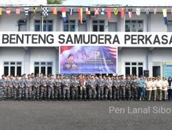 Lanal Sibolga Laksanakan Tradisi Penyambutan dan Sekaligus Entry Briefing Komandan Lanal Sibolga