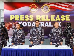 Kodaeral IX Ambon Gelar Press Release Penangkapan KM. Berkah Jaya Dalam Upaya Penyelundupan Solar Ilegal