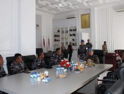 Pererat Silaturahmi, Danlanal Bengkulu Laksanakan Courtesy Call (CC) ke Walikota Bengkulu
