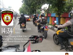 Jaga Jakarta”, Polres Metro Jakarta Pusat Gelar Patroli Gabungan Antisipasi Guantibmas