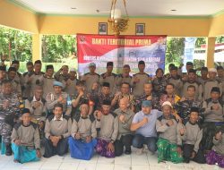 Lanal Batuporon Laksanakan Sosialisasi dan Bakti Sosial di Pulau Gili Genteng