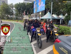 Polres Metro Jakarta Pusat Gelar Patroli Gabungan “Jaga Jakarta” Antisipasi Gangguan Kamtibmas