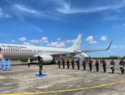 Komandan Lanal Sabang Turut Hadir Sambut Kedatangan Kepala Staf TNI Angkatan Udara (Kasau)